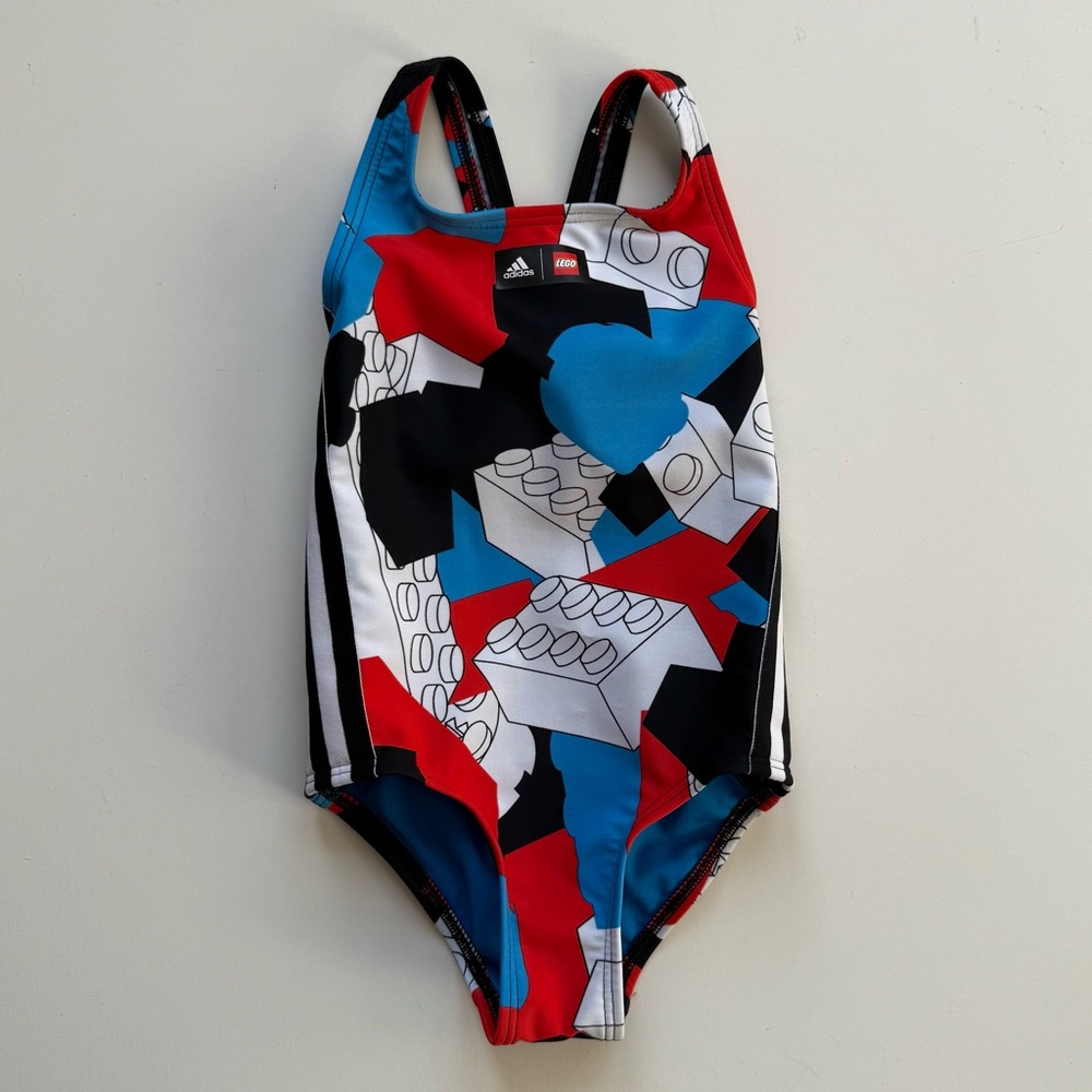 Adidas x LEGO Girls One-Piece Swimsuit - Size 4T